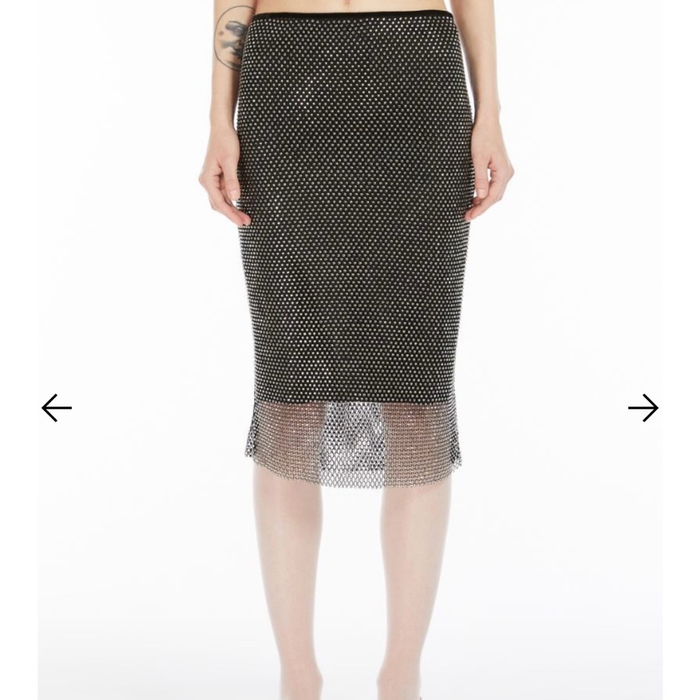 Rhinestone studded tulle skirt worn once